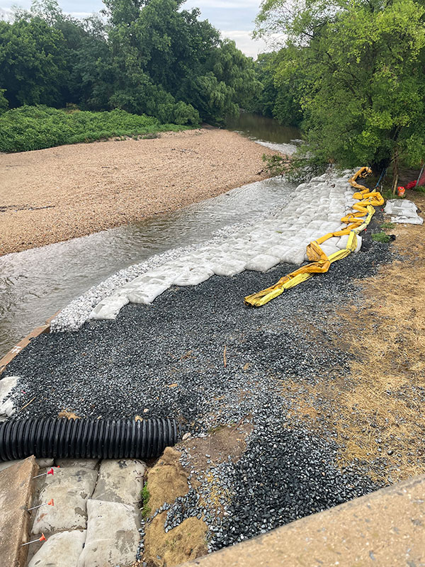 Grout Bags on 895 Project 1