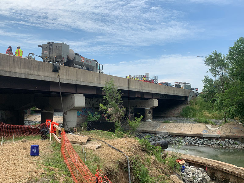 Grout Bags on 895 Project 4